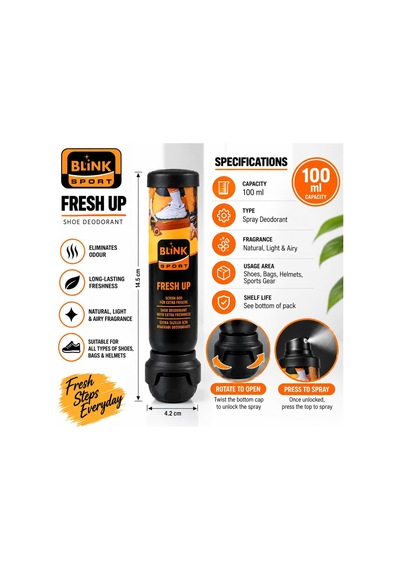 Blink Fresh Up Ayakkabı Deodorantı - 100 Ml