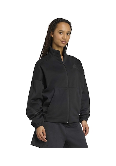 Black Adidas Kadın Günlük Eşofman Üstü Z.n.e. Track Top Jw7778 Siyah