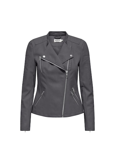 Only Onlava Faux Leather Bıker Otw Noos Antrasit Antrasit