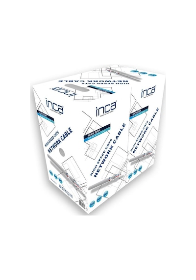 Inca Icat6-305m 305mt 0.57mm 23awg Cat6 Kablo Gri