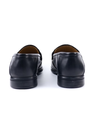Tuna Hakiki Deri Siyah Loafer Erkek Ayakkabı - E4644 Siyah