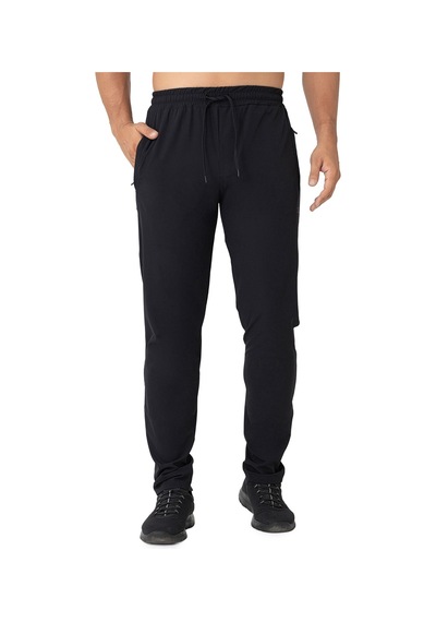 Crozwise Erkek Eşofman Altı Kalın Spor Lycra Pant 2250 Siyah