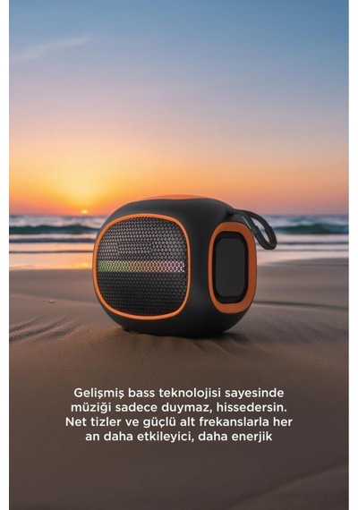 Bluetooth Hoparlör Taşınabilir Kablosuz Speaker Fm Radyo Usb Tf Kart 5w D90
