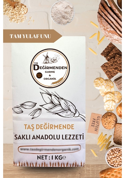 Tam Yulaf Unu (Gluten İçermez) - 1 Kilo