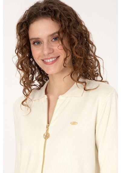 U.S. Polo Assn. U.s. Polo Assn. Kadın Hırka Triko 50317375-vr256 İnci