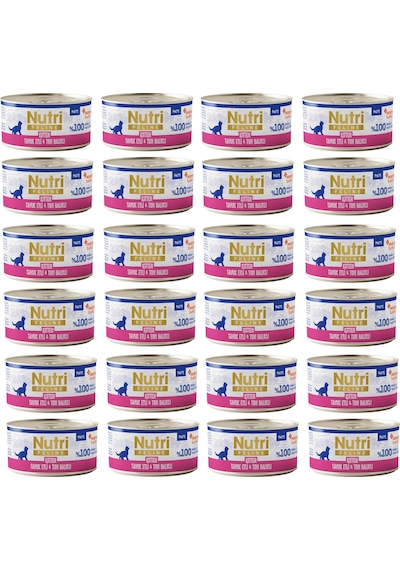 Nutri Feline Kitten Tavuk Etli Ve Ton Balıklı Tahılsız Yavru Kedi Konservesi 70 G X 24 Adet