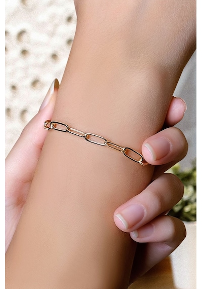 Altın Ataş Bileklik 14 K (22 Cm) Sarı Altın
