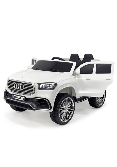 Akülü Kumandalı Araba Admıre Beyaz 4x2 Deri Koltuk Ve Bluetooth