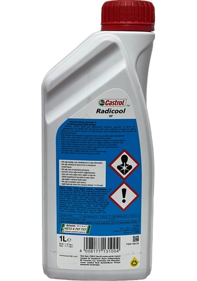 Castrol Radicool Sf 4 Mevsimlik Kırmızı Antifriz 1 Litre