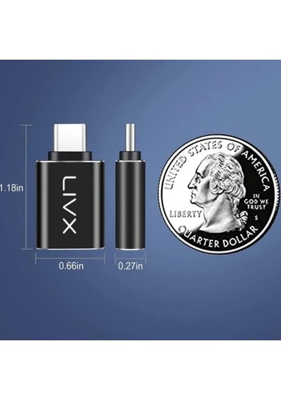 Usb 3.1 To Type-c 10gbps 3a Hızlı Şarj Ve Data Aktarımı Çevirici Dönüştürücü Otg Adaptör Siyah Otgcz Ikili