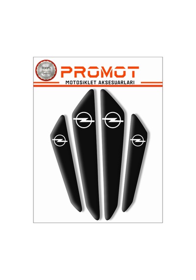 Araba Koruma Opel Uyumlu Sticker Siyah 3d A Kalite++