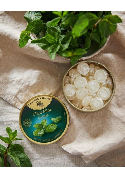 Cavendish & Harvey Clear Mint Drops Nane Aromalı Şeker 200gr 2 Adet
