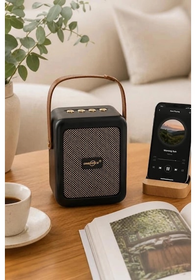 Özel Seri Torima Bluetooth Speaker Kablosuz Hoparlör Gts-2201 Siyah Genç Ses Cihazı Seyyar