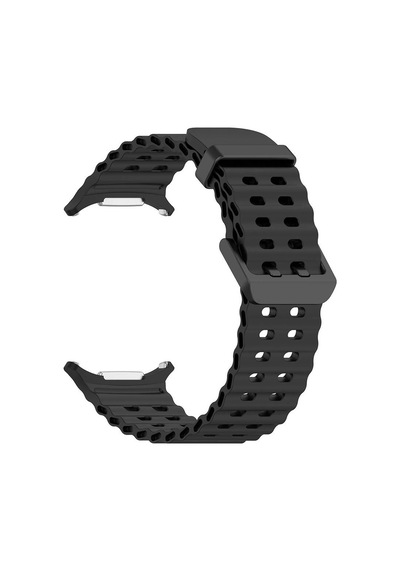 Galaxy Uyumlu Watch Ultra 47mm Redclick Krd-118 Tırtıklı Tasarım Silikon Kordon