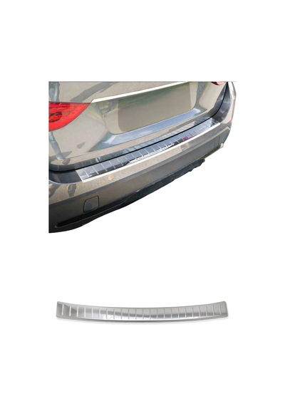 Bmw X1 E84 2012-2015 Uyumlu Krom Arka Tampon Eşiği Paslanmaz Çelik