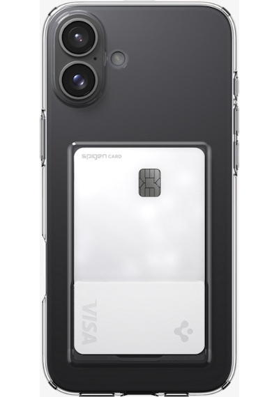 Apple Uyumlu iPhone 16 Plus Kılıf Crystal Slot Crystal Clear - Acs08083