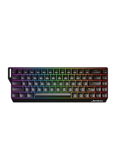Rgb Işıklı Mini Gaming Oyuncu Klavyesi - %60 Kompakt Tasarım - Kablolu Mekanik Hisli Type-c 69 Tuşlu