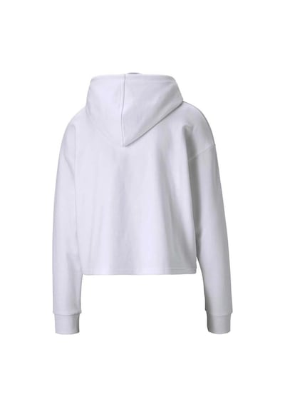 Puma Ess Cropped Logo Hoodie Tr Beyaz Kadın Sweatshirt 58687002