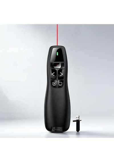 Maks Technology Mkst K400 Wireless Presenter Kablosuz Uzaktan Kumandalı Lazer Sunum Kalemi - Siyah