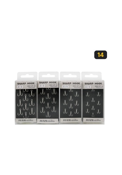 Hanfish Sharp Hook Üçlü İğne 14