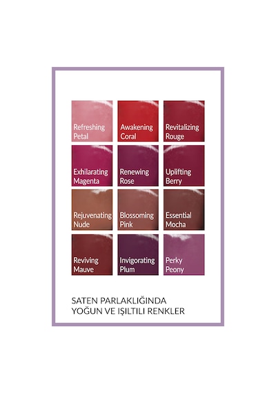 Avon Canlandırıcı Serum Ruj Perky Peony