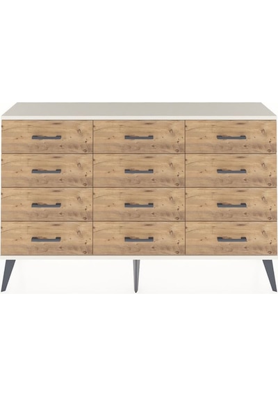 Arges Konsol 12 Çekmeceli 132x30x83 Antrasit-aytaşı/çam Aytaşı/çam Arges Konsol 12 Çekmeceli 132x30x83 Antrasit-aytaşı/çam Aytaşı/çam
