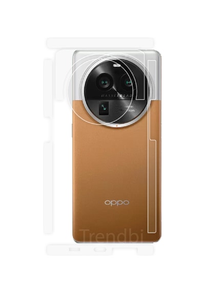 Oppo Find X6 Pro Arka Kamera Ve Üst Kısmı Koruyan Poliüretan Film