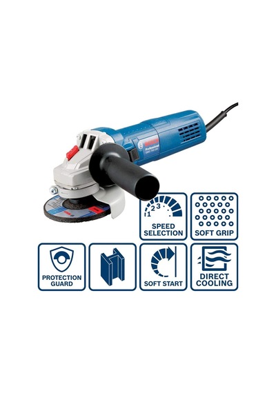 Gws 750 S Avuç Taşlama Makinesi-devir Ayarlı 750 W, Disk Çapı: 115 Mm, 2.800-11.000 Dev/dak
