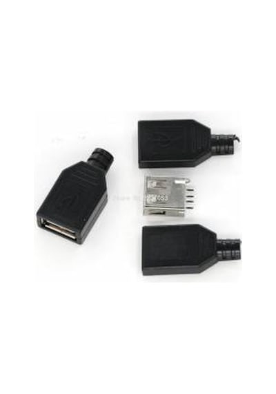 10 Adet 4Pin Usb Dişi Soket A Tip Plastik Kapaklı Usb Konnektör