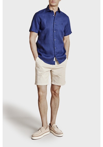 Brooks Brothers Pamuklu Duble Paça Normal Bel Bermuda Şort Erkek Şort Bbss26mso004142 Bej