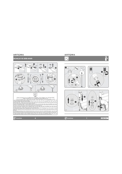 Round A42705 Lavabo Bataryası Krom Çok Renkli