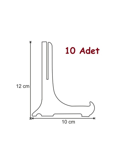 Çerçeve Teşhir Ayak Teşhir Standı 12 Cm No 2 10 Adet Çerçeve Teşhir Ayak Teşhir Standı 12 Cm No 2 10 Adet
