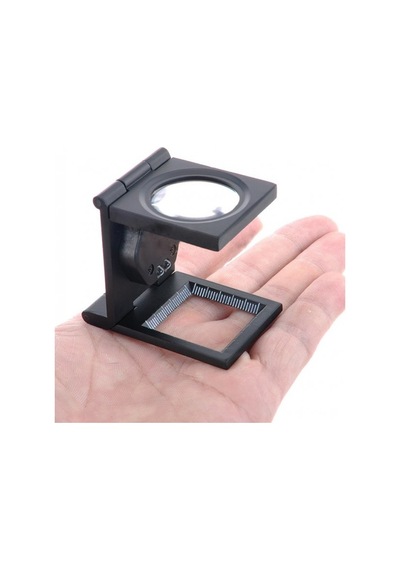 25X25 Mm Full Çelik Kaplı Katlamalı Büyüteç Th9005B