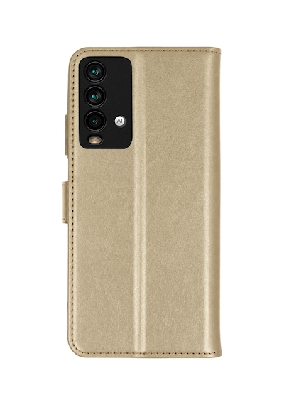 Xiaomi Redmi 9t Trend S Plus Kapaklı Kılıf - Gold
