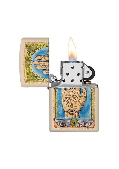 Zippo Palm Lines Dizayn Çakmak Krem