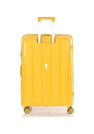 Mçs 3lü Set Kırılmaz Silikon Seyahat Valizi Bavulu V305 Sarı
