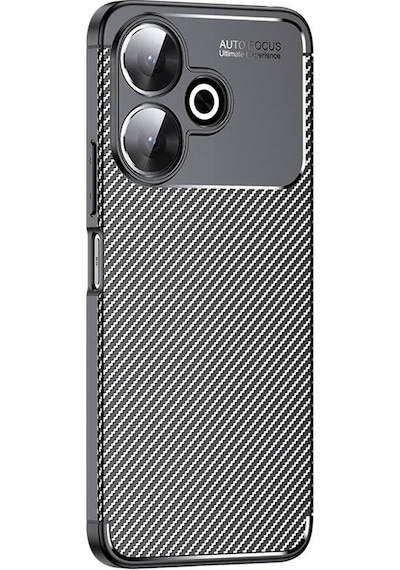 Xiaomi Redmi 13 4g Kılıf Uzrm Negro Silikon Kapak-siyah Siyah