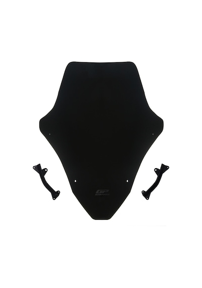 GP Kompozit Honda PCX 125 / 150 2021-2024 Uyumlu Spor Ön Cam Siyah 55 cm