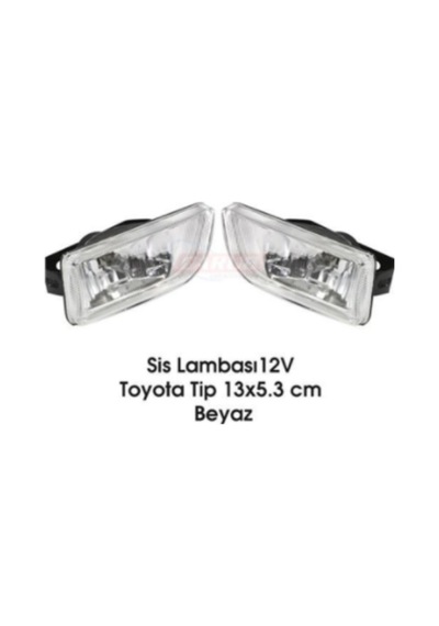 Carub Efsane Kasa Toyota Uyumlu Tip Sis Lambası 12v Beyaz 2 Adet(emark B
