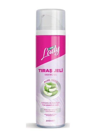 Derby Lady Tıraş Jeli Aloe Vera 200 Ml 5 Adet