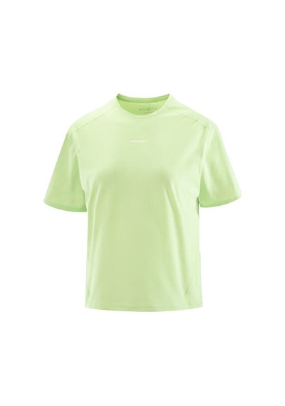 Salomon Tracklıne Ss Tee W Kadın Günlük Tişört Lc2846400 Yeşil