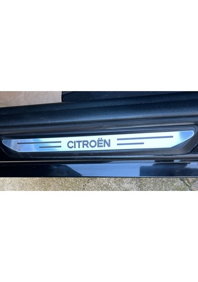 Citroen Araçlarına Uyumlu Kapı Eşik Yazısı Krom