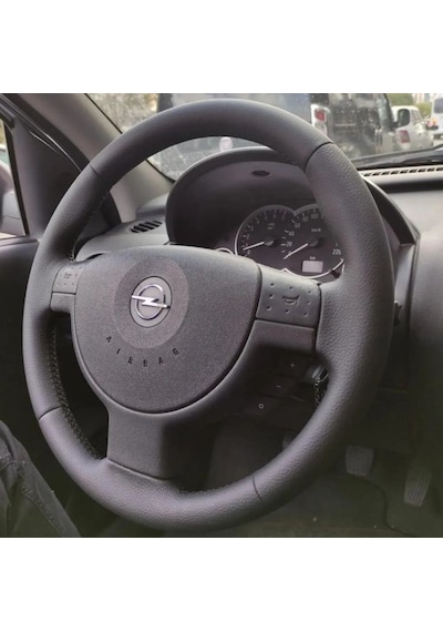 Opel Corsa C Kasa 2000-2006 Araca Özel Direksiyon Deri Kılıfı Dü
