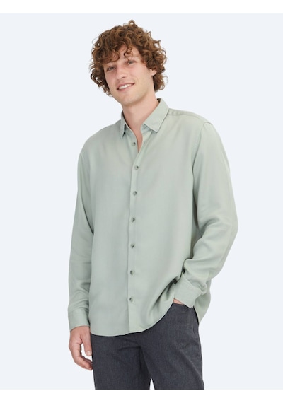 Kip Mint Regular Fit Dokuma Casual Gömlek Mint