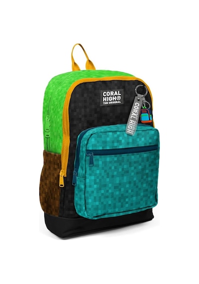 Coral High Kids Craft Desenli 3 Lü Okul Çanta Seti Set33216 Çok Renkli