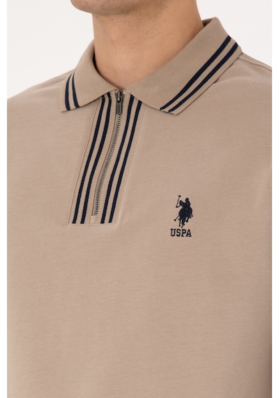 U.s. Polo Assn. Erkek Koyu Bej Sweatshirt 50308927-vr088 Koyu Bej