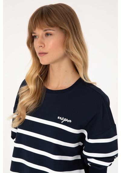 U.s. Polo Assn. Kadın Lacivert Sweatshirt 50313572-vr033 Lacıvert