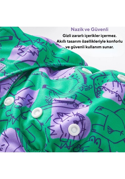 Bambino Mio Yıkanabilir Bebek Bezi 0-54 Ay Bam S - M