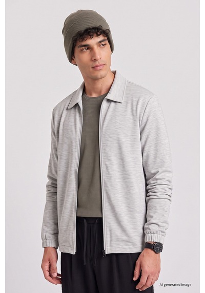 Tommylıfe Gri Rahat Form Erkek Ceket - 88494