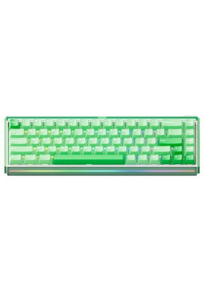 Akko Ray68 He Misty Green White %65 Astroaim Manyetik Switch 8k Hz Hall Effect Hotswap Argb Kablosuz İngilizce Gaming Klavye
